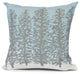 Hidden Forrest, Floral Print Pillow, Gray, 26" x 26"