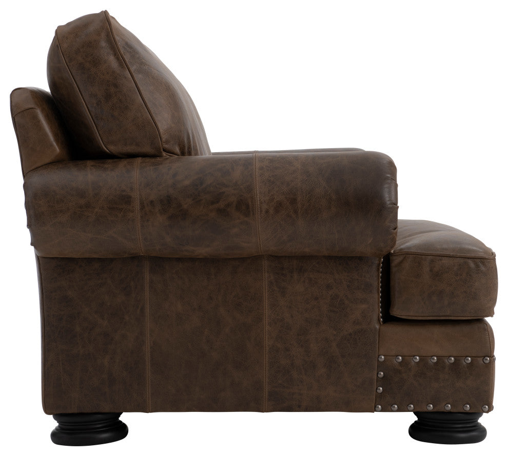 Bernhardt Foster Leather Chair