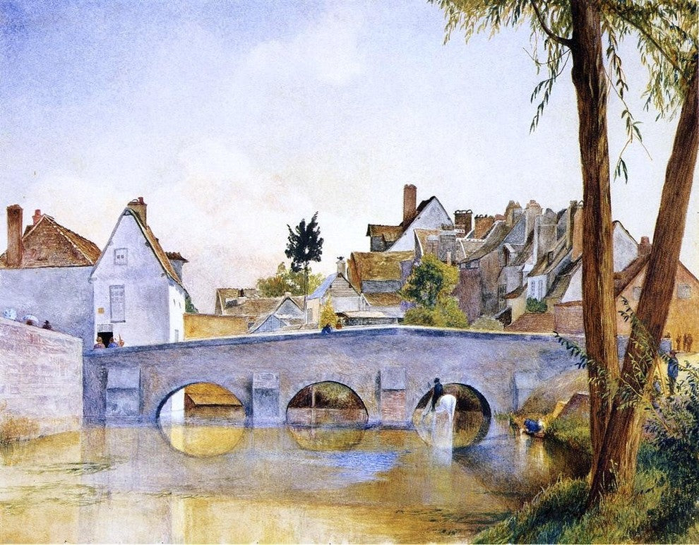 Henry Roderick Newman Pont de Minimes Chartres Wall Decal