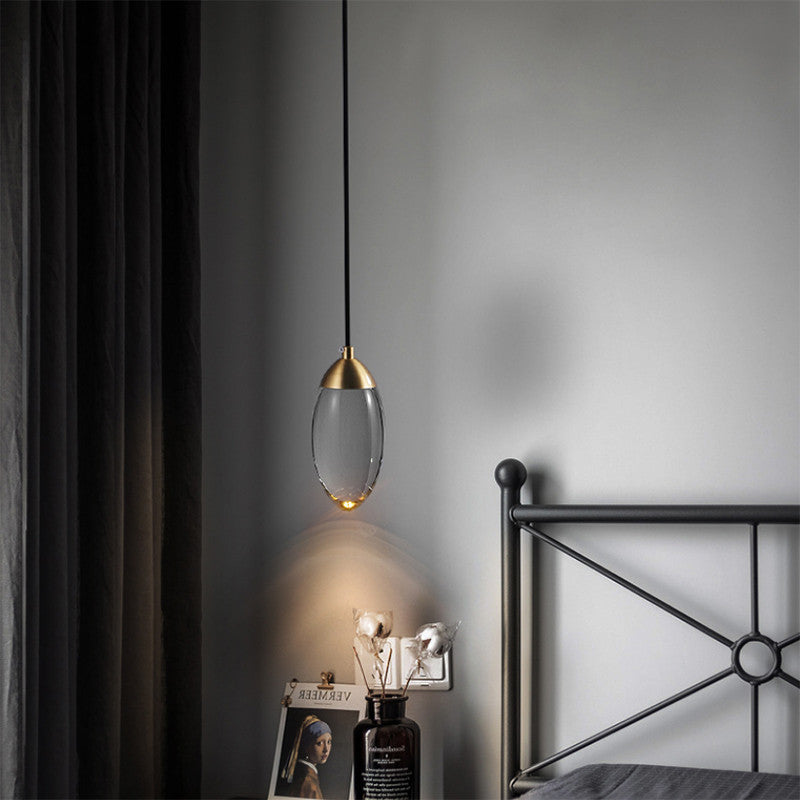 MIRODEMIÂ® Bergeggi | Copper Crystal Pendant Light in the Shape of Balls, Warm Light