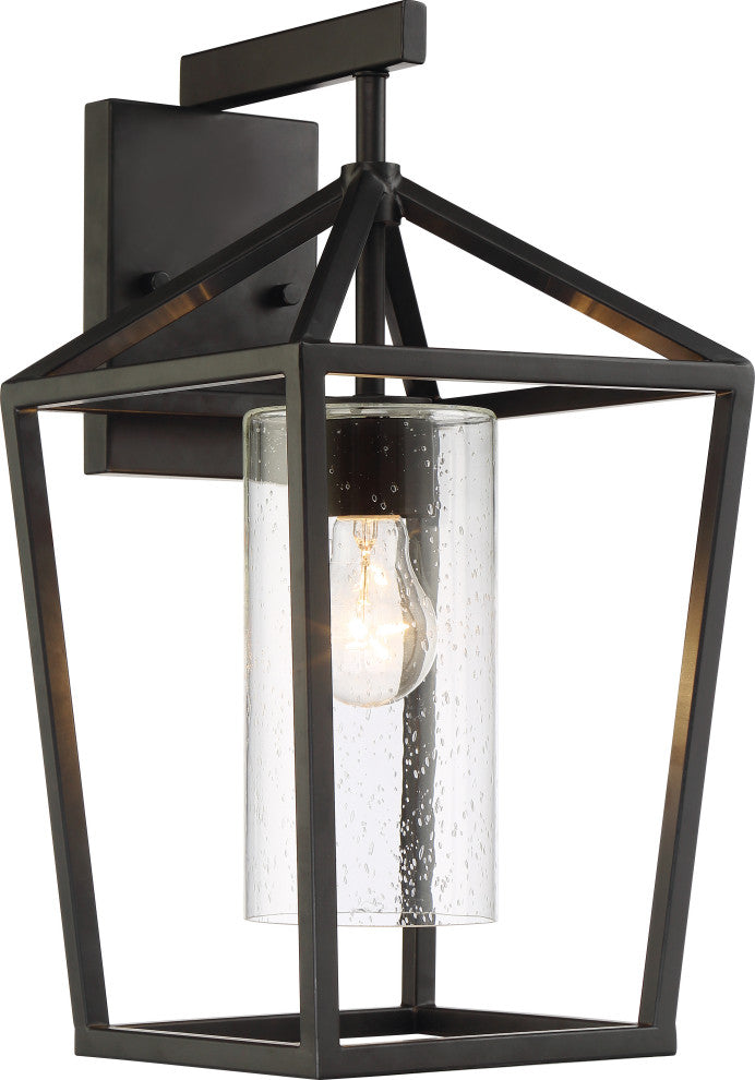 Nuvo Hopewell 1-Light Incandescent Matte Black Wall Mount