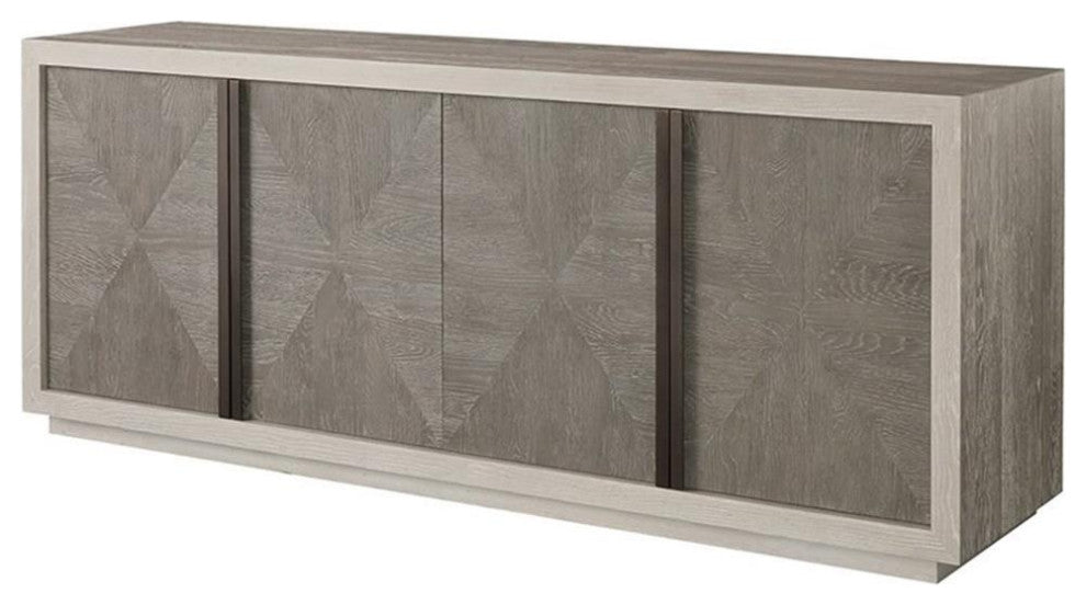 Catania Modern / Contemporary Brinkley Buffet in Quartz and Flint