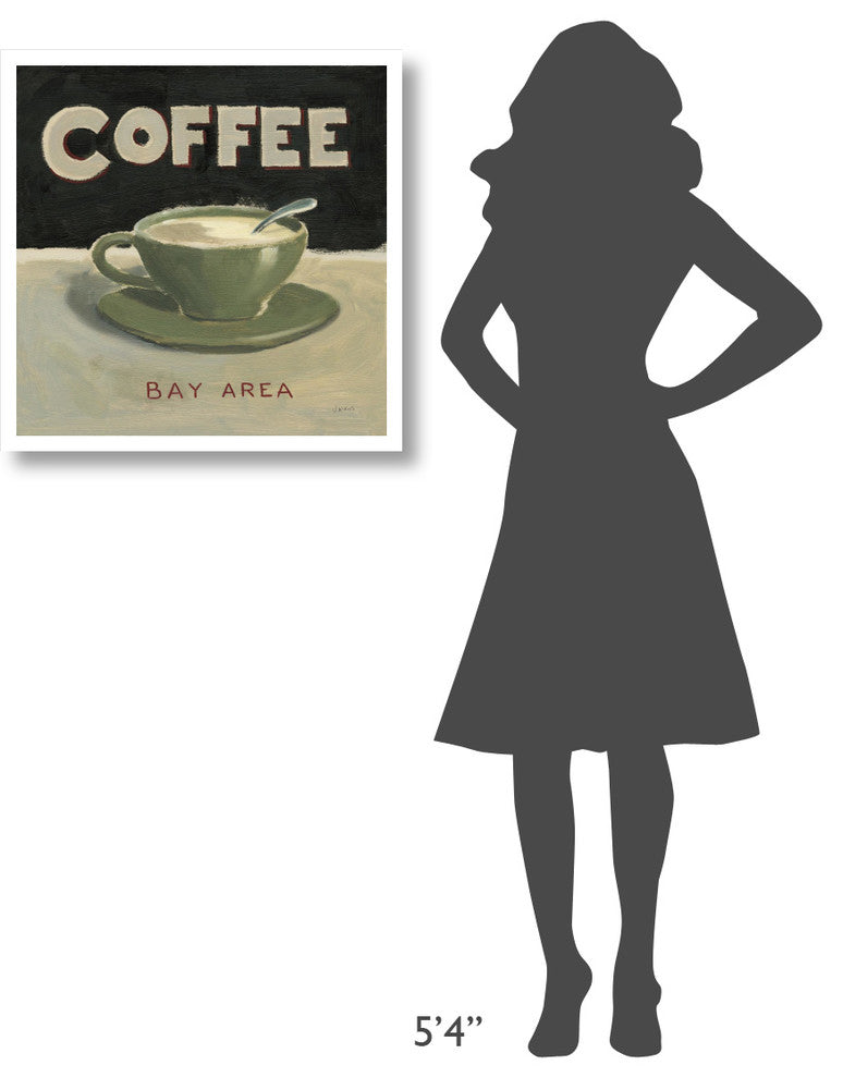 "Coffee Spot III" Digital Paper Print by James Wiens, 26"x26"