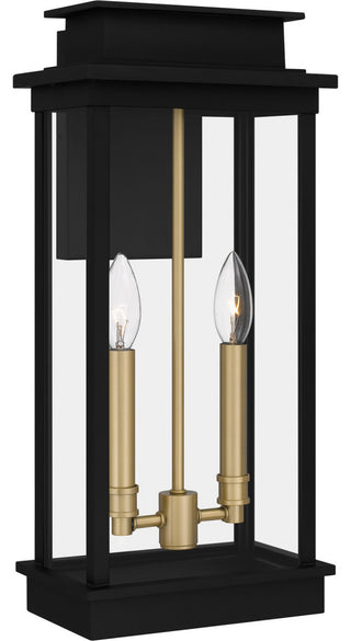 Quoizel NOE8409MBK 2-Light Outdoor Wall Mount, Noelle