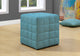 Ottoman - Light Blue Linen-Look Fabric