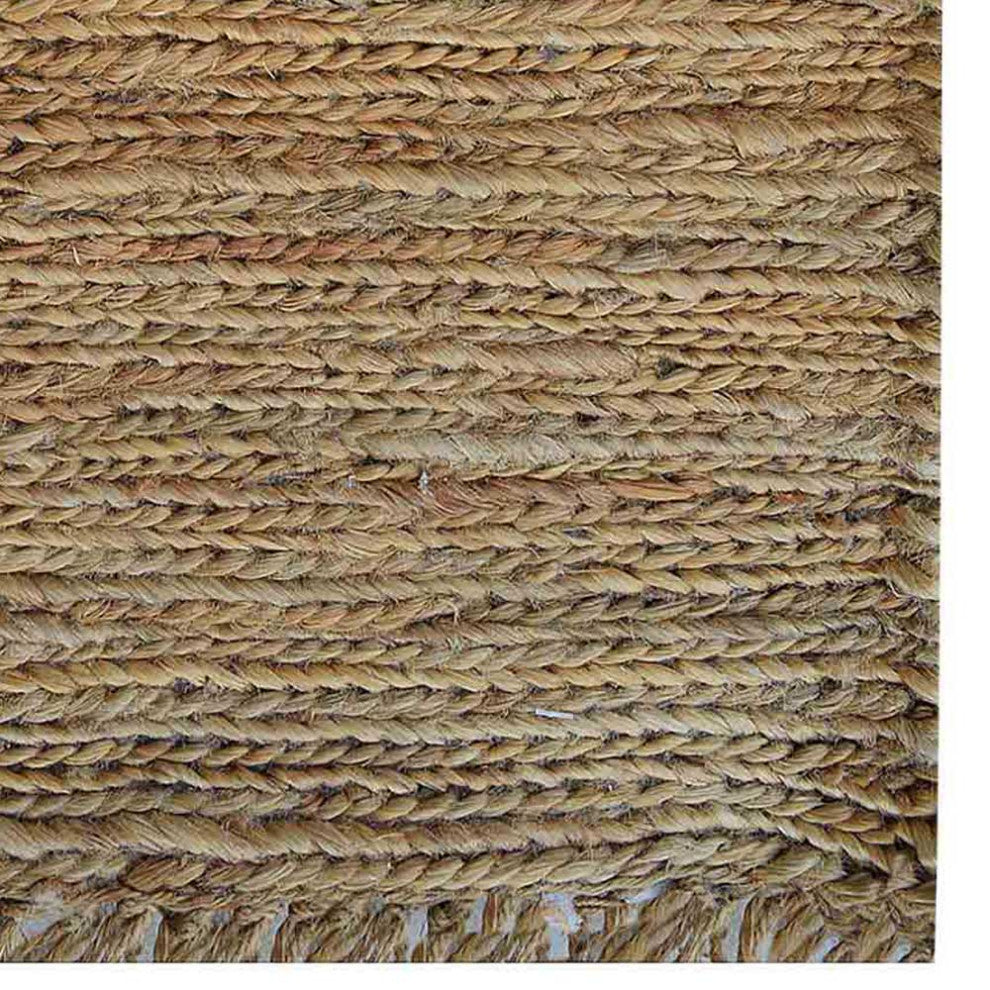 HAND KNOTTED SUMAK JUTE ECO-FRIENDLY SOLID AREA RUGS, Beige,Solid,Outdoor Indoor, [Rectangle] 6'x9'
