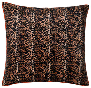 Dann Foley Double Sided Pillow Monkey Print and Cheetah Velvet Left