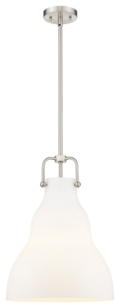 Innovations Lighting 494-1S-SN-G591-14-LED Haverhill 1 Light 14" Pendant