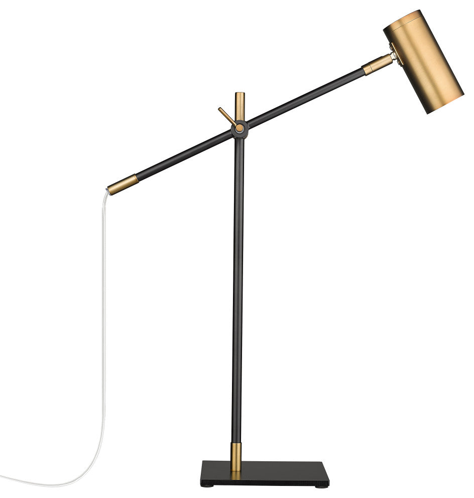 Zlite 814TL-MB-OBR 1-Light Table Lamp, Olde Brass