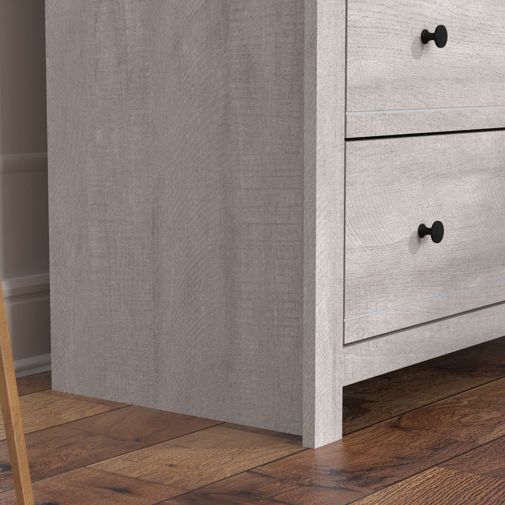Genoa 5-Drawer Chest of Drawer 46.2"x17.1"x30.4", Dusty Gray Oak