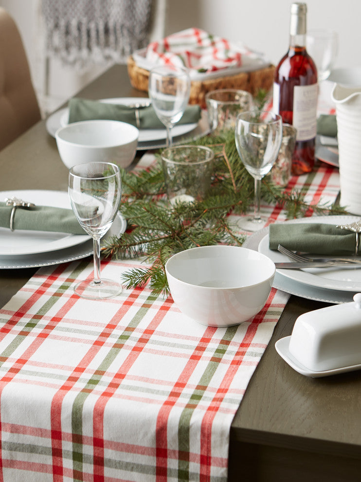 DII Kitchen & Tabletop Jolly Tree Collection Table Runner 14x72"