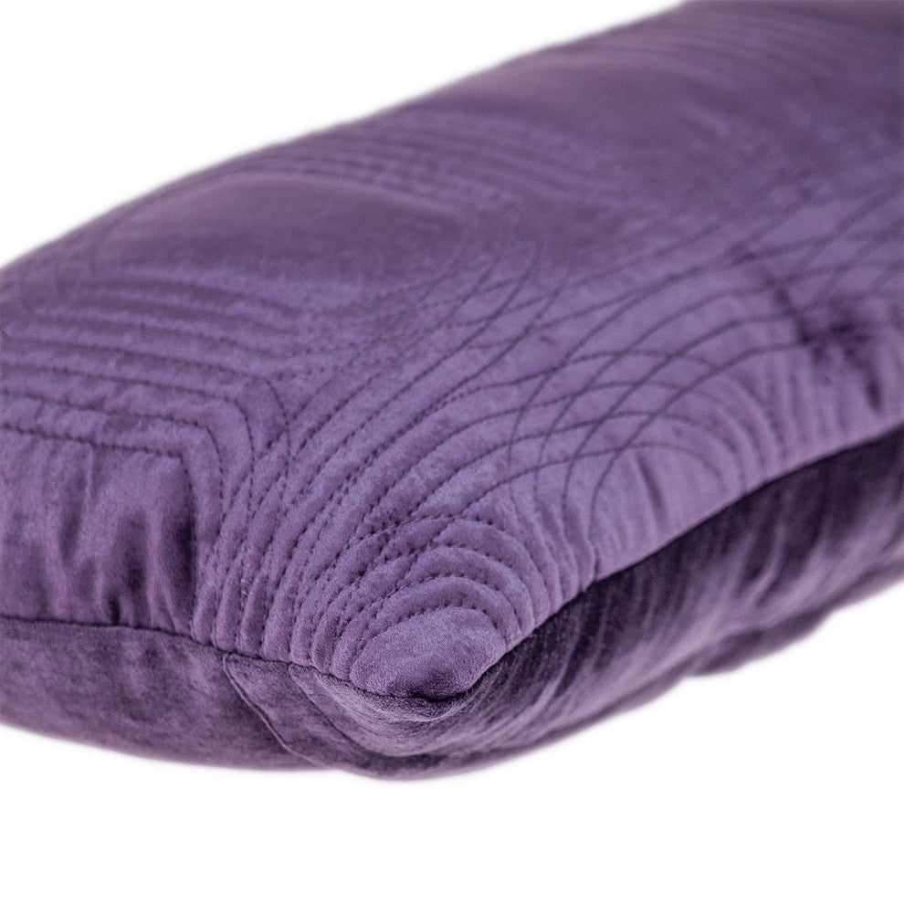 Parkland Collection Iphis Purple Throw Pillow, Rectangle