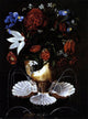 Juan De Espinosa Still-Life With Shell Fountain and Flowers Wall Decal