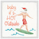 "It's Hot Outside" Framed Painting Print, 12x12