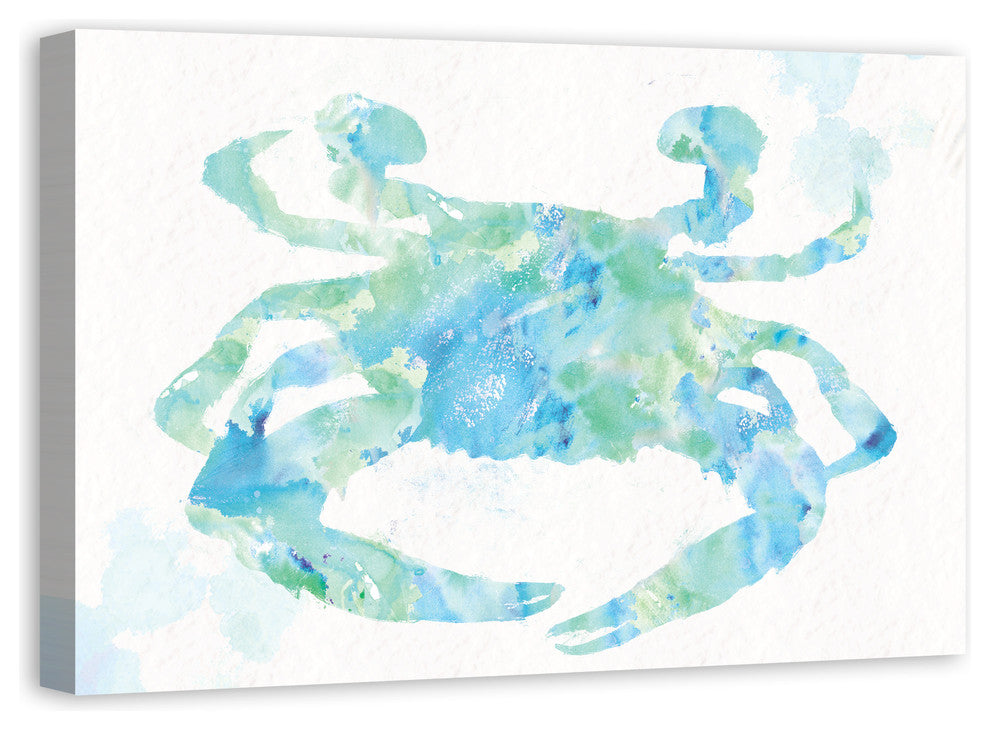 "Coastal Crab" Canvas Wall Art, 36x24