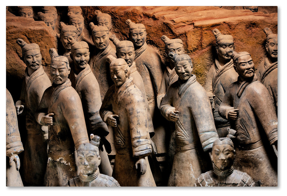 Philippe Hugonnard 'Terracotta Army' Canvas Art, 24"x16"