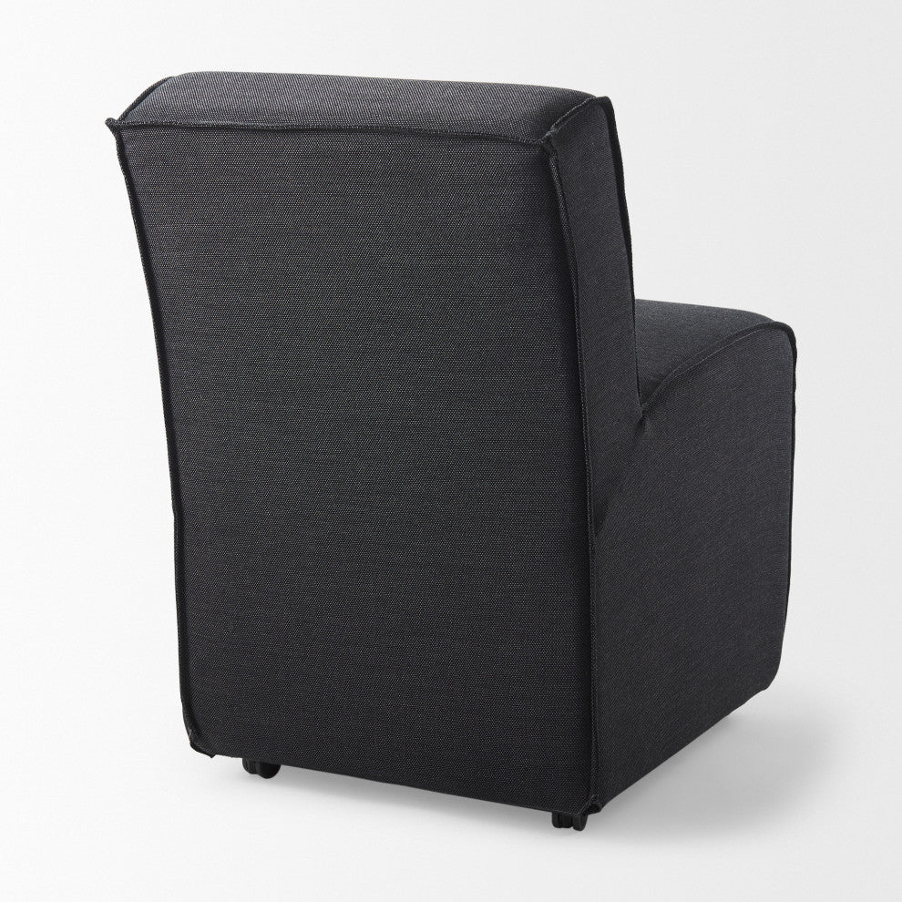 Damon Fully Upholstered Dining Chair, Set of 2, Gray