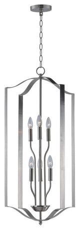 Maxim Lighting Provident 6-Light Chandelier in Satin Nickel - 10038SN