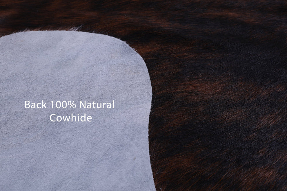 Brindle Natural Cowhide Rug 6' 10" X 6' 4" C2287