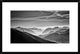 "Hunter In The Fog Bw" Framed Digital Print by Vito Guarino, 30"x20"