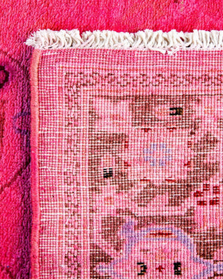 Vibrance, One-of-a-Kind Hand-Knotted Area Rug Pink, 2'7"x13'10"