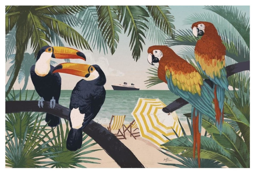 "Welcome to Paradise VI" Digital Paper Print by Janelle Penner, 62"x42"