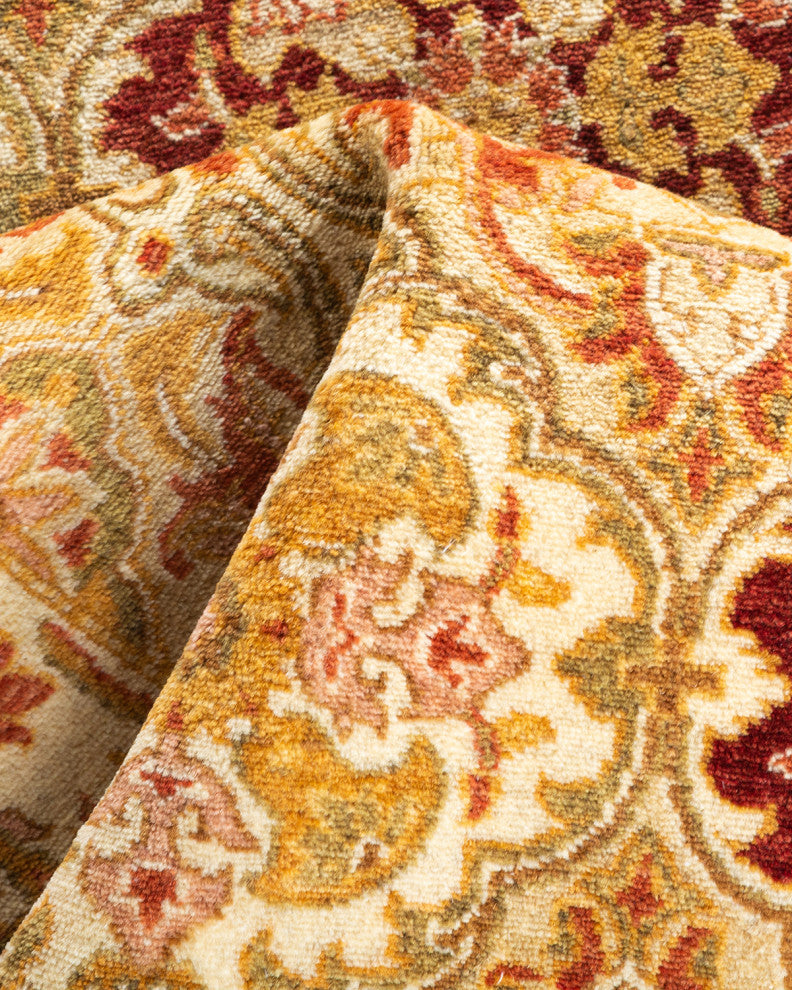 Mogul, One-of-a-Kind Hand-Knotted Area Rug Ivory, 2'7"x13'3"