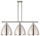 Ballston Dome Island Light, Polished Nickel, Polished Nickel