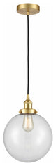 Innovations 616-1PH-SG-G202-10-LED 1-Light Mini Pendant, Satin Gold