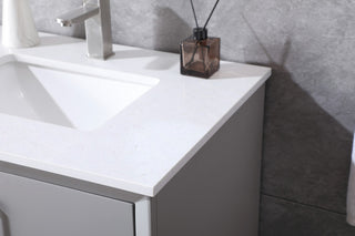 30" SIngle Bathroom Vanity, Grey