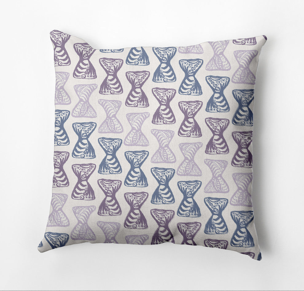 Bongo Beats Outdoor Pillow, Purple, 14"x20"