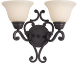 Maxim Manor 2-Light Wall Sconce in Oil Rubbed Bronze - 12212FIOI
