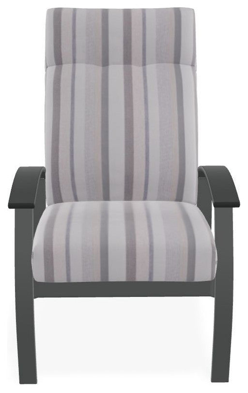 Belle Isle Cushion Outdoor Armchair, Sensory Dove/Graphite
