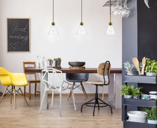 Elegant Lighting LD2501 Mera 8"W Mini Pendant - Brass