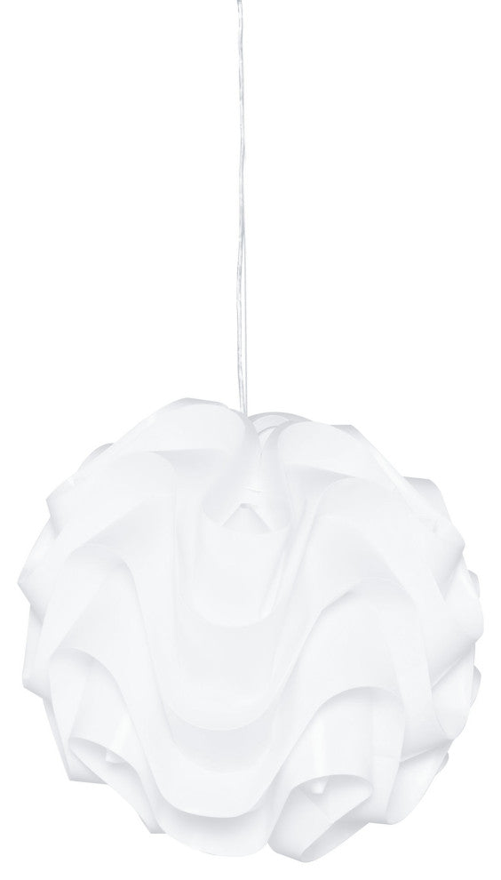 Meringue White Polymer Pendant Lighting, HGVF272