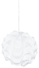 Meringue White Polymer Pendant Lighting, HGVF272
