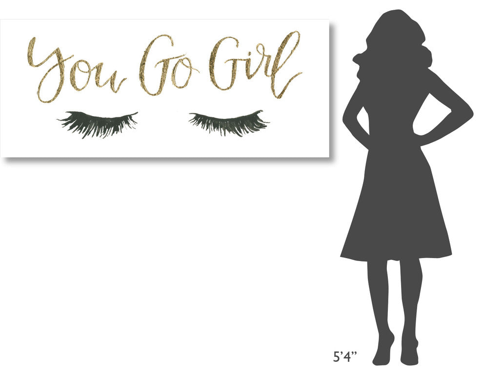 "Girl Power V" Digital Paper Print by Jenaya Jackson, 62"x26"