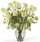 Ranunculus Liquid Illusion Silk Flower Arrangement, Cream