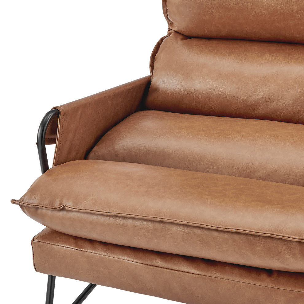 Thierry PU Accent Arm Chair
