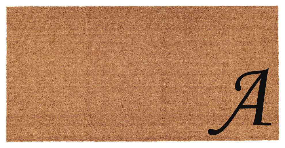 Home and More Urban Chic Monogram Doormat, Letter A