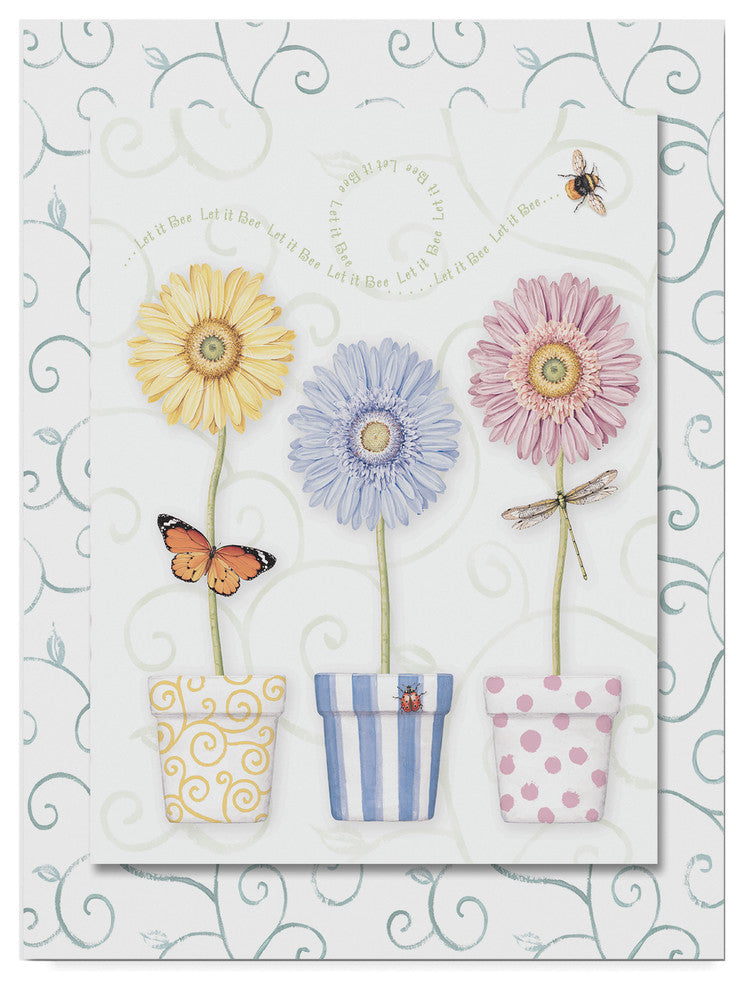 "Gerber Daisies 1" by Lisa Audit, Canvas Art