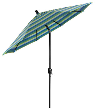 9' Aluminum Umbrella Push Tilt, Seville Seaside