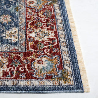 Safavieh Lauren Ralph Lauren Collection LRL1403 Rug, Blue/Red, 6'7" Square