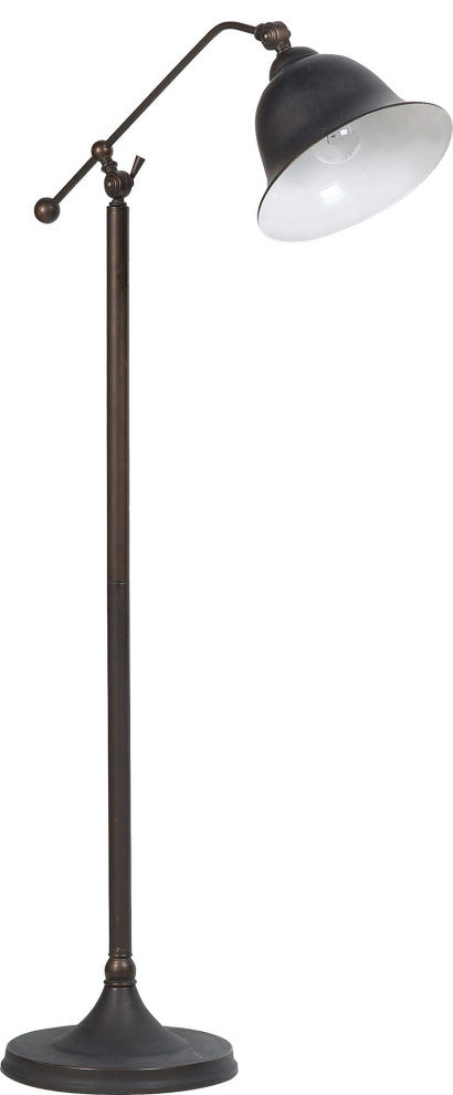 Benzara BM172260 Suave Floor Lamp, Dark Bronze