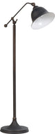 Benzara BM172260 Suave Floor Lamp, Dark Bronze