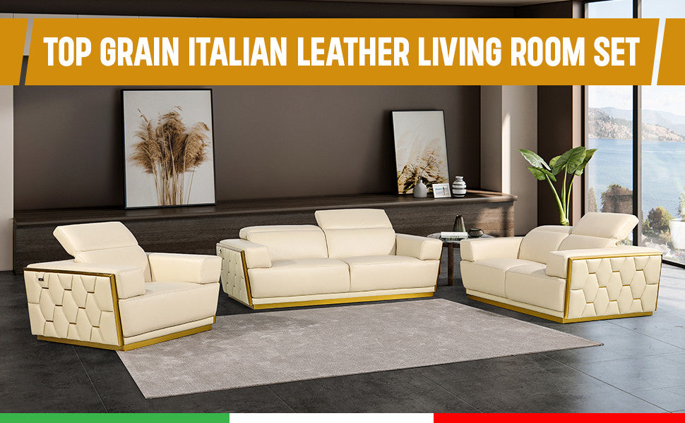Enzo Top Grain Italian Leather  Chair