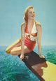 Kathy at the Pool- Fine Art Giclee Print 24" x 36"