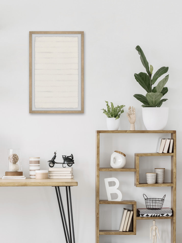 "Faint Lines" Framed Painting Print, 16x24