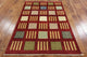 New Modern Collection Maroon 4'x6' Gabbeh Hand Knotted Wool Area Rug H8729