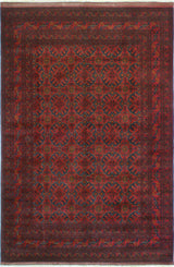 Khal Mohammadi Tayte Red/Navy Rug, 6'7x9'7
